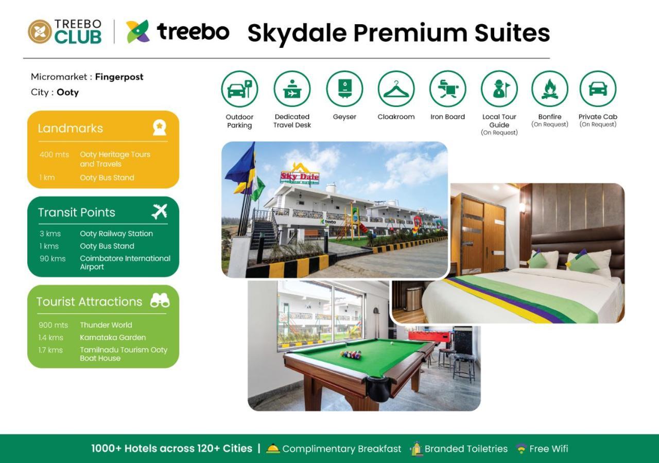 Treebo Skydale Premium Suites, 1500 Mtrs From Ooty Lake Zewnętrze zdjęcie